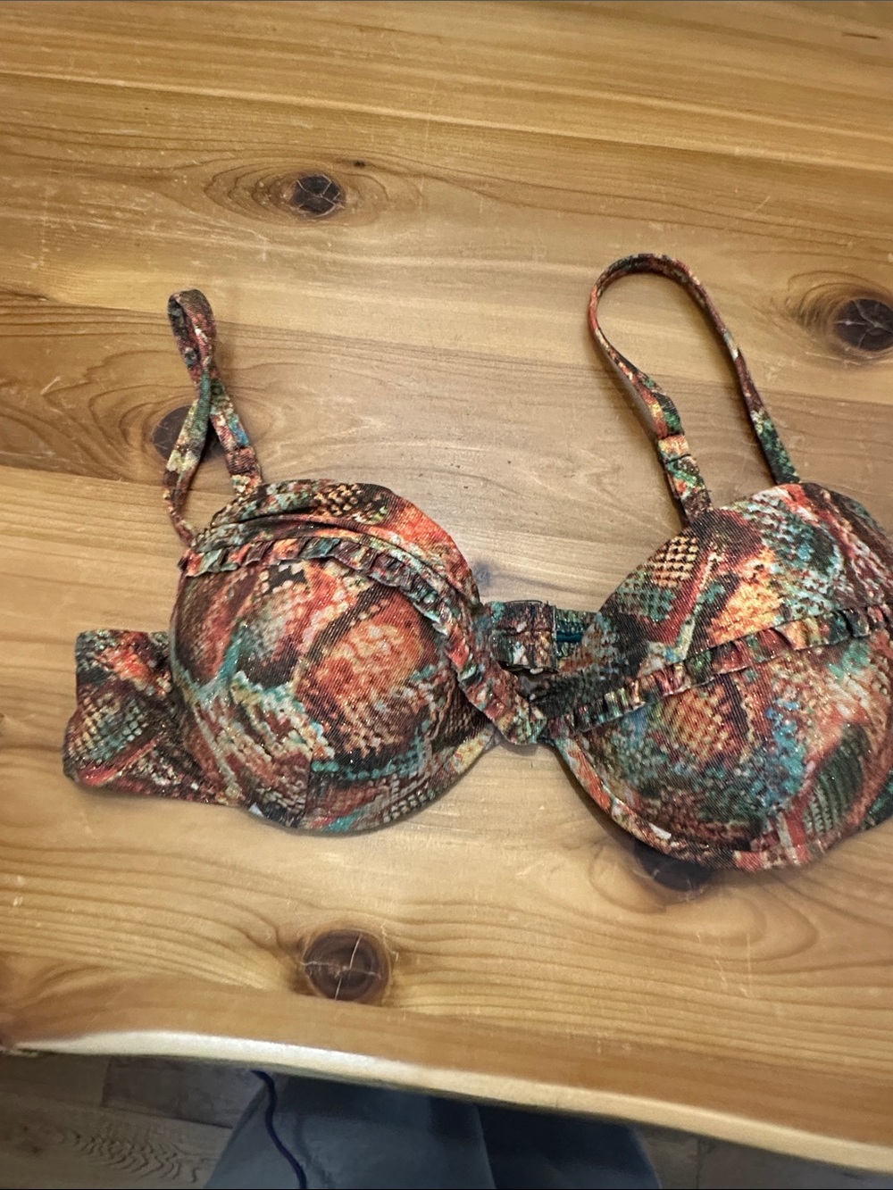 Becca bikini bra top large N with out tags